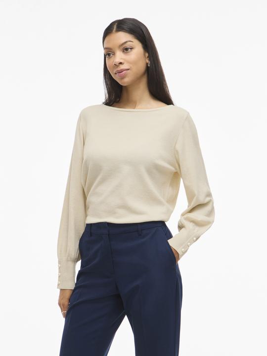 Produktbild Vila VIAMANDA U-Boot-Ausschnitt Strickpullover (XL)