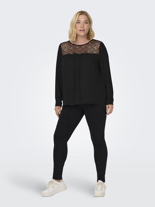 Immagine prodotto Only Top curvy in pizzo con maniche lunghe (46)