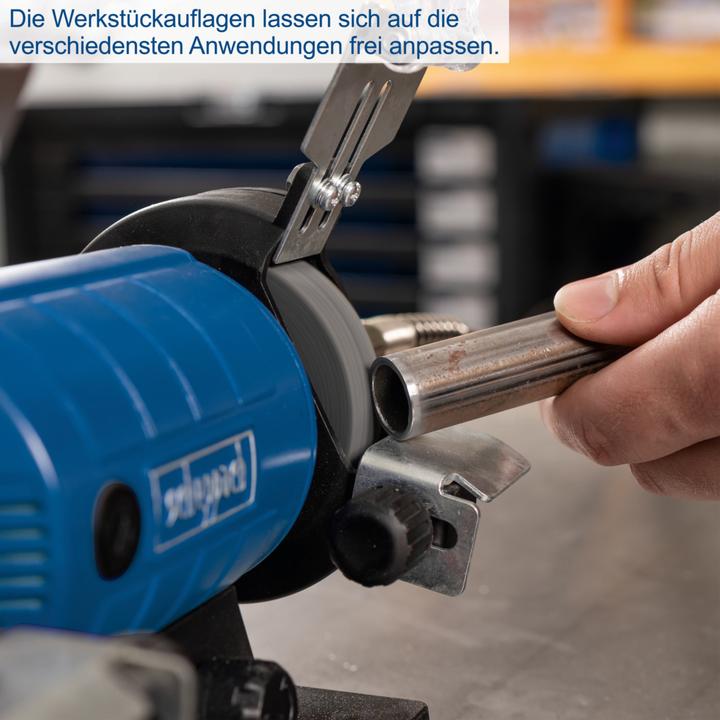 Actual product image Scheppach Double grinder with flexible shaft HG35 (Bench grinder, 120 W)