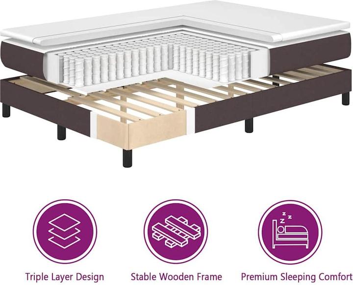 Immagine prodotto vidaXL Boxspringbett (200 x 200 cm)
