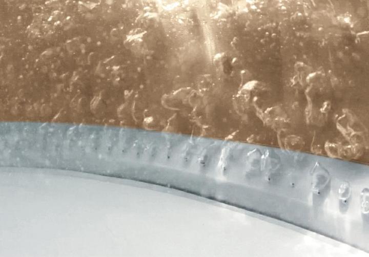 Actual product image Intex PureSpa Bubble Massage Aufblasbarer Whirlpool Ø196 x 71 cm - Sahara Tan