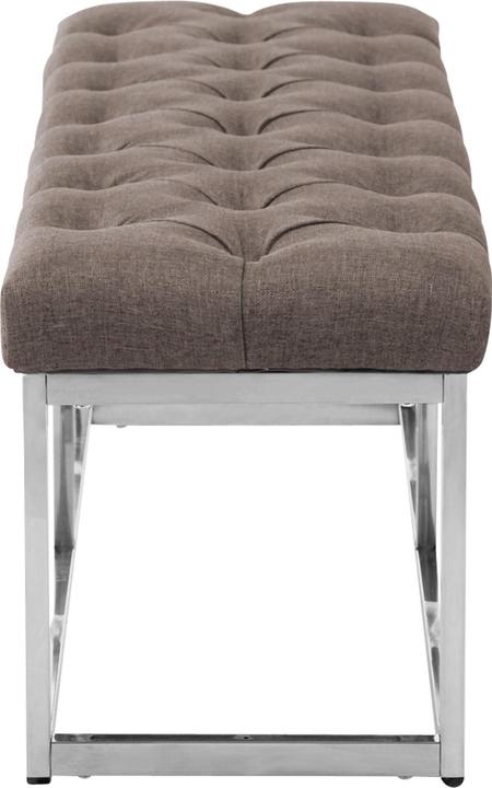 Actual product image Swisshandel24 Bench Amun Fabric E150, taupe (150 cm)