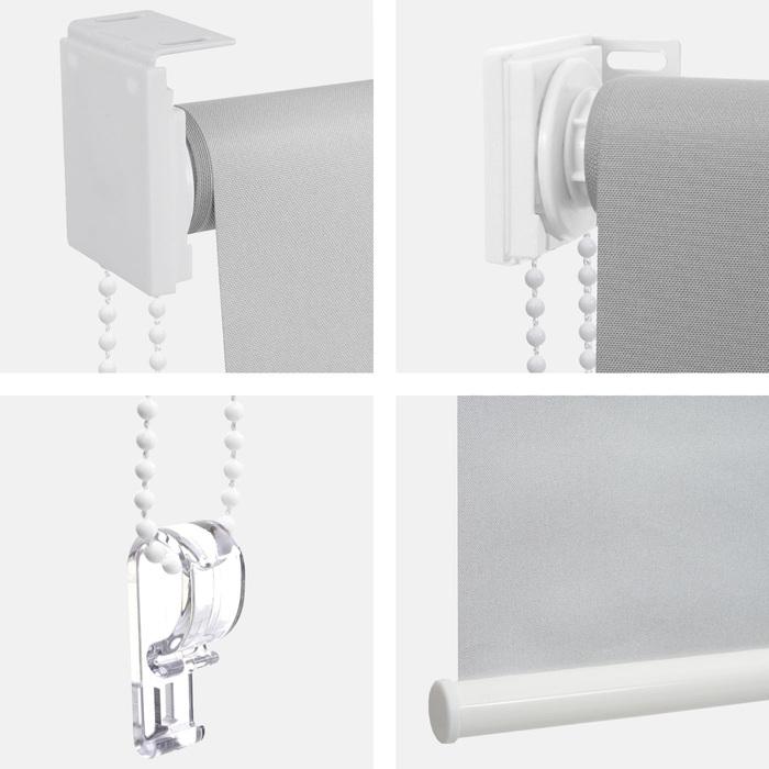 Image du produit Swisshandel24 Store à enroulement, store à enroulement latéral, 80x230cm protection solaire obscurcissement vert (80 x 230 cm)