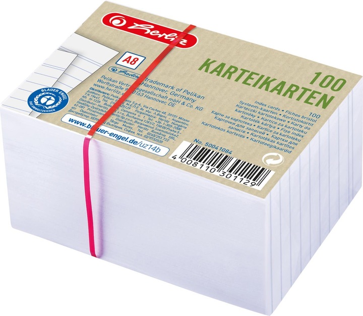 Herlitz Schede (A8, 180 g/m², 100 x)