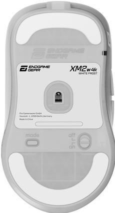 Actual product image Endgame Gear XM2w 4k Wireless Gaming Mouse, wireless - White Frost (Wireless)