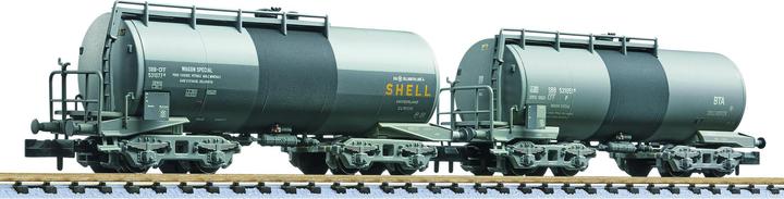 Image du produit Liliput SBB-CFF Coffret de 2 wagons 4 essieux. Wagon-citerne B.T.A. Ep.III (Voie N)