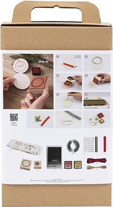 Produktbild Creativ Company Bastelset Weihnachtskugeln Ton