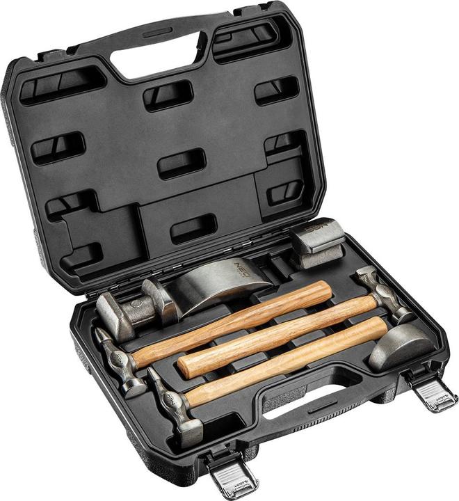 Actual product image Topex 7-piece car body dent removal hammer set