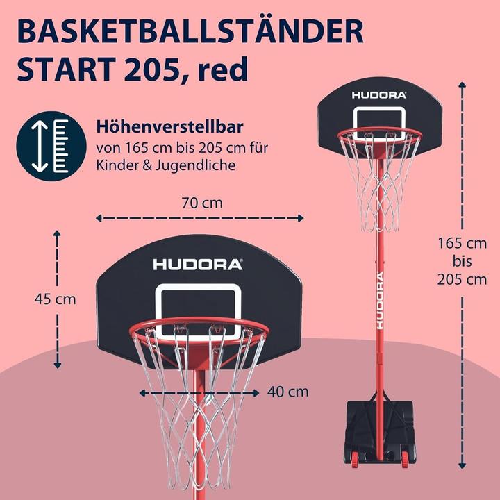 Image du produit Hudora Start Support de basket-ball 205