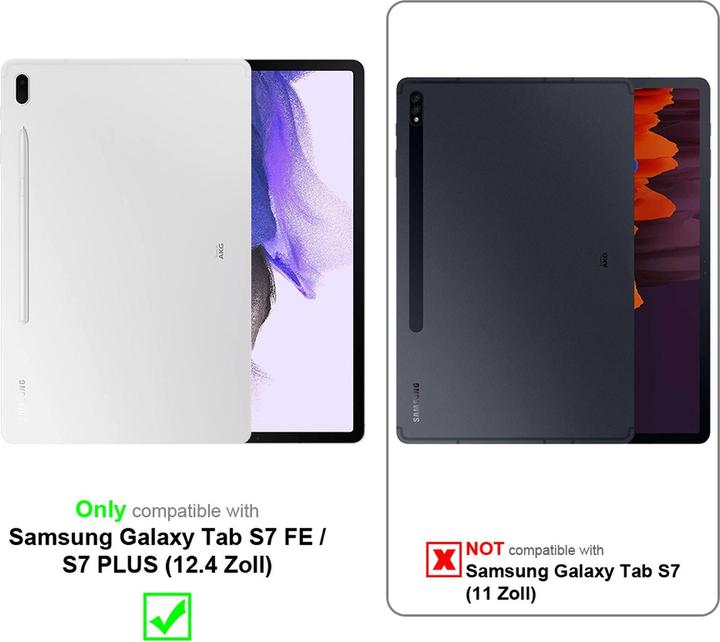 Produktbild Cadorabo Displayschutzglas für Samsung Galaxy Tab S7 FE / S7 PLUS (12.4 Zoll) (1 Stück, Galaxy Tab S7 FE)