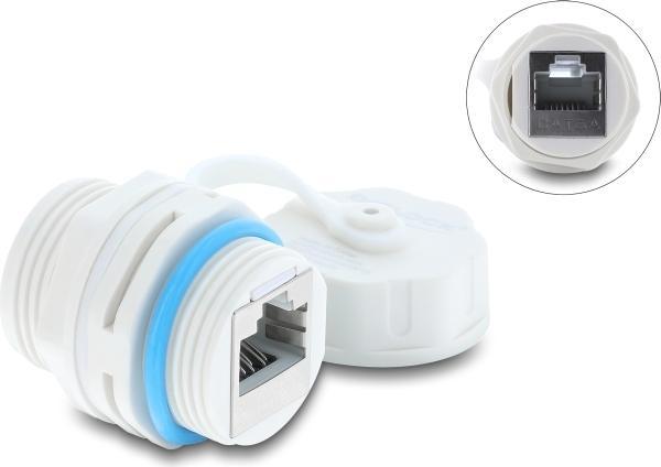 Produktbild Delock Kabelverbinder RJ45 Buchse zu RJ45 Buchse Cat.6A mit (Netzwerk Kupplung)
