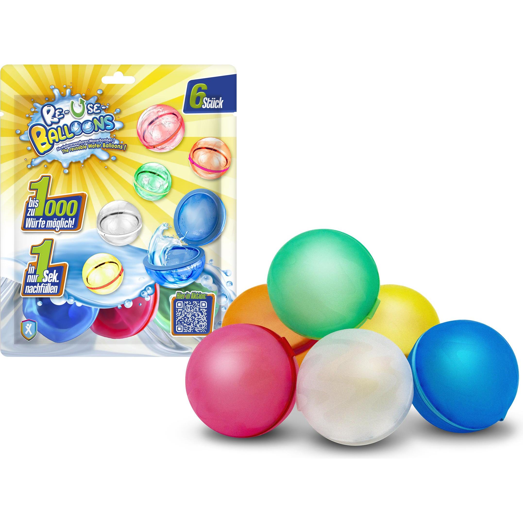 Xtrem Toys & Sports Re-Use-Balloons, 6er Set