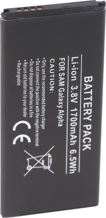 Actual product image AccuCell Akku Galaxy ALPHA EB-BG850G