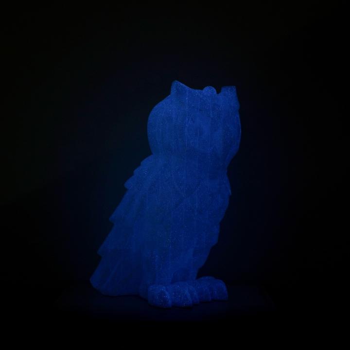 Produktbild R3D PLA Glow in the Dark Mystery Blau Filament 1.75mm 1Kg (PLA, 1.75 mm, 1000 g, Blau)