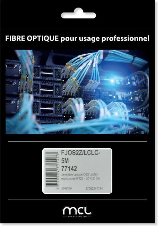 Produktbild MCL SINGLE-MODE DUPLEX OS2 OPTICAL 9/125 LCLC 5M