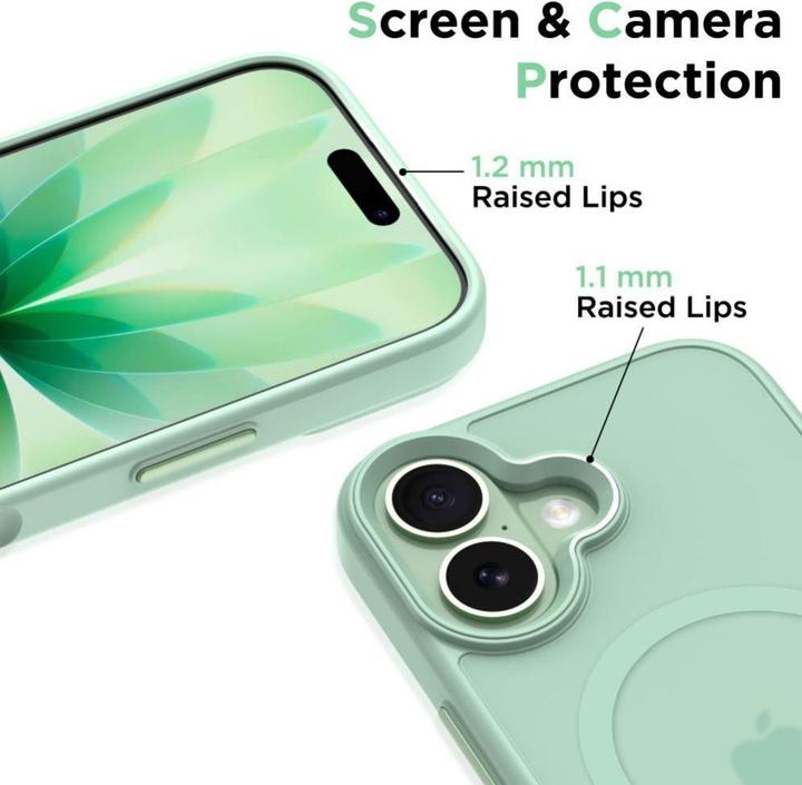 Produktbild Tech-Protect Magmat Magsafe Iphone 17 Matte Sage (Apple iPhone 17)
