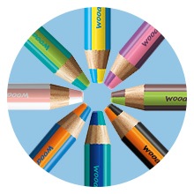 Produktbild STABILO Woody (Sortiert, 5 x)