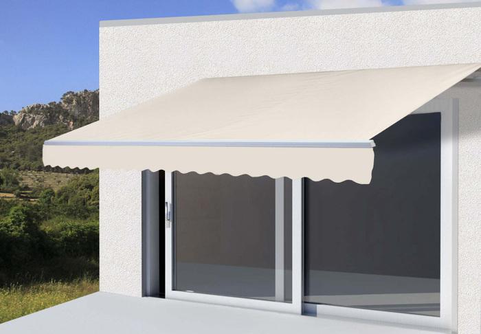 Actual product image Swisshandel24 Replacement cover for awning HWC-E31, folding arm awning replacement cover sun protection, 3x2,5m (3 m)