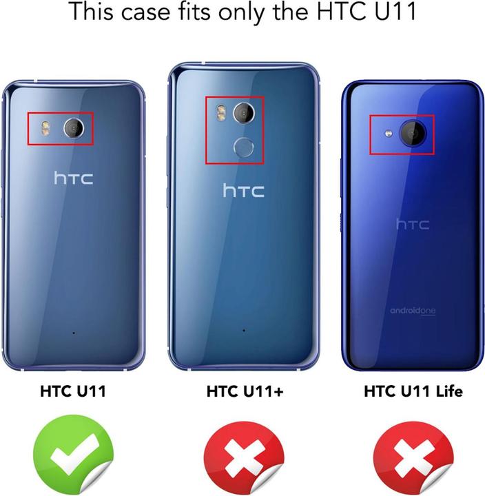 Productafbeelding Nalia Mobiele telefoonhoes (HTC U11)