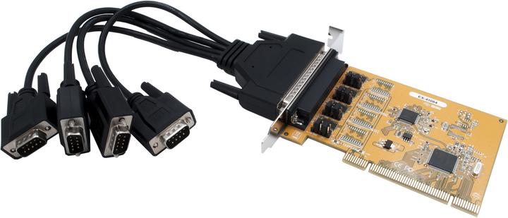 Produktbild Exsys PCI-Karte 4S RS-232 m.Octopus Kabel