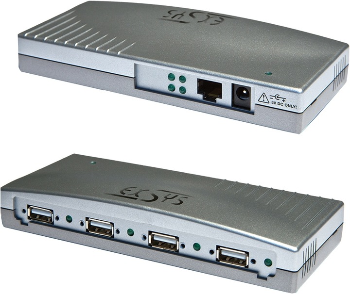 Produktbild Exsys Ethernet 1Gigabit zu 4 x USB 2.0