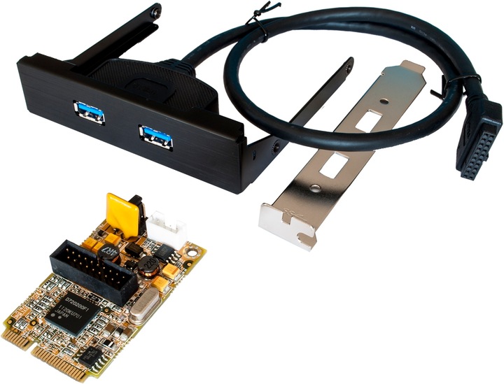Immagine prodotto Exsys Scheda PCI-EXPRESS Mini USB3.0 2 porte
