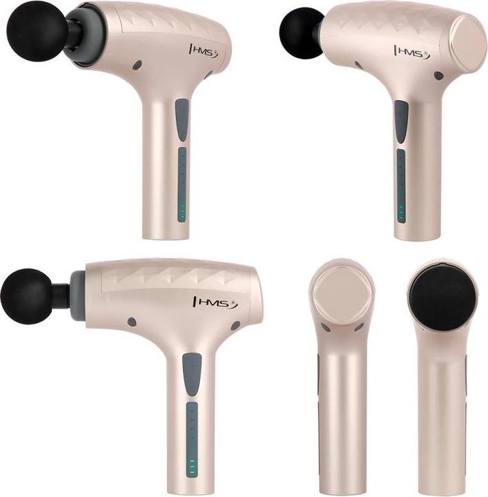 Actual product image HMS PDM3134I GOLD MASSAGE GUN (5 Steps, 240 min)