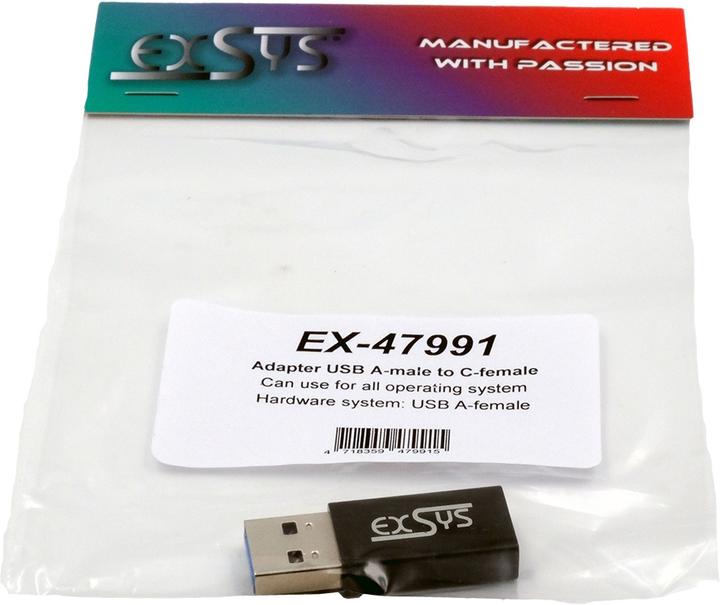 Produktbild Exsys Ex-47991 (0.04 m, USB 3.0, USB 3.2 Gen 2, USB 3.1, USB 3.2 Gen 1)
