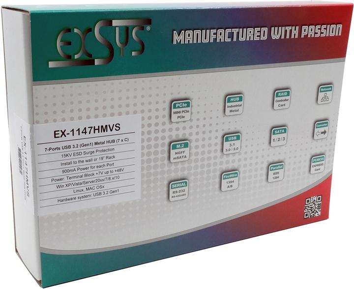 Immagine prodotto Exsys EX-1147HMVS (USB-C, 7 porte)