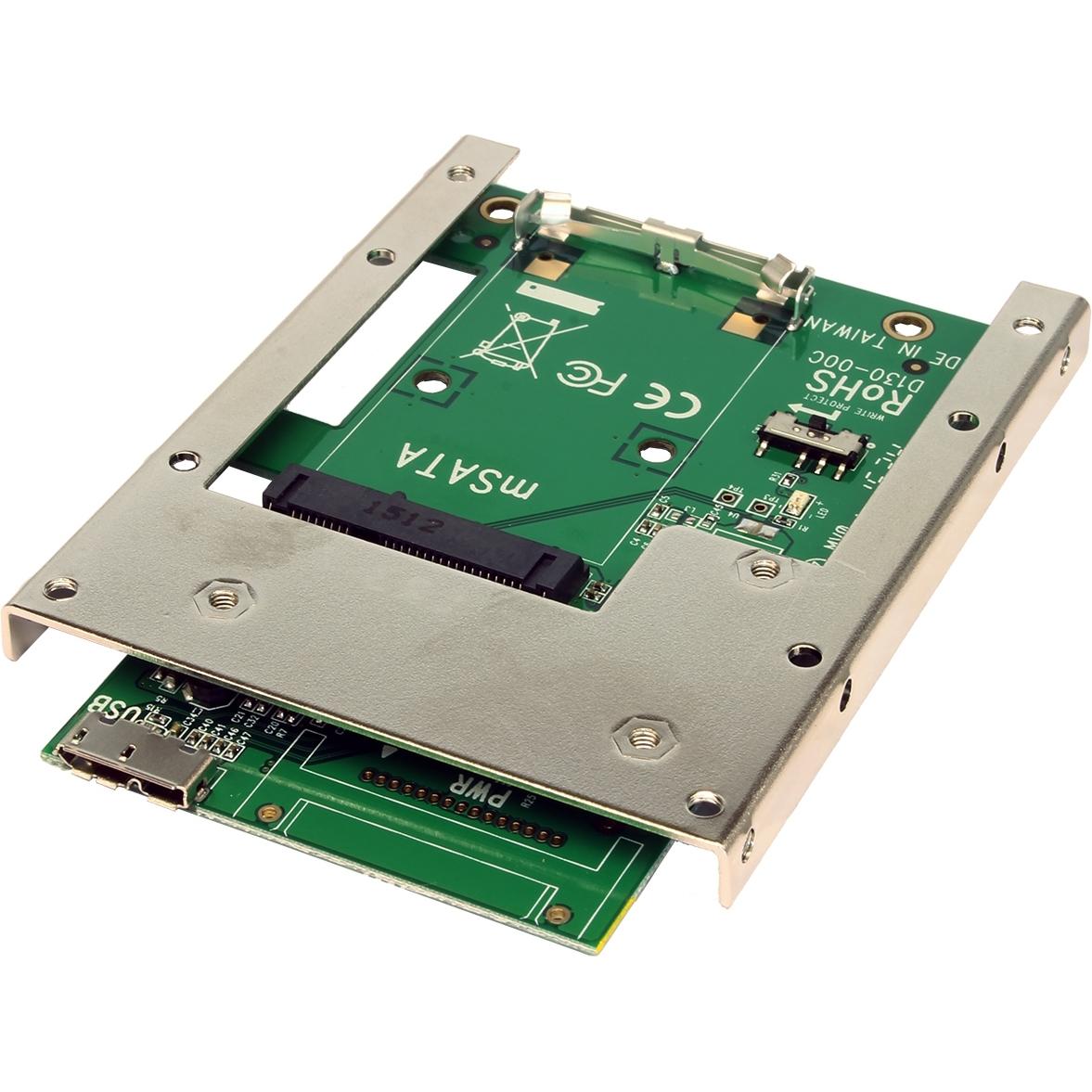 Exsys EX-3681 SSD enclosure 2.5" Grau Speichergehäuse, Kontrollerkarte