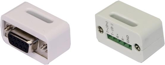 Actual product image Exsys GmbH Adapter 9 Pin to 5 Pin Terminal Block, white