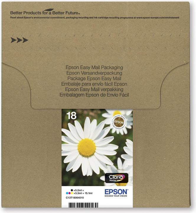 Image du produit Epson 18 Multipack (C, CF, M, Y)