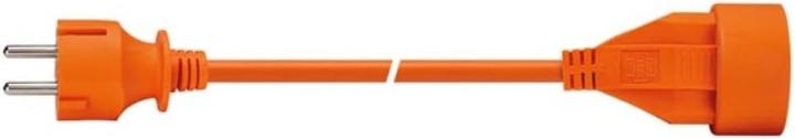 Actual product image Velleman EXTENSION CABLE - 40 m - ORANGE - FRENCH SOCKET (40 m, CEE 7/5)