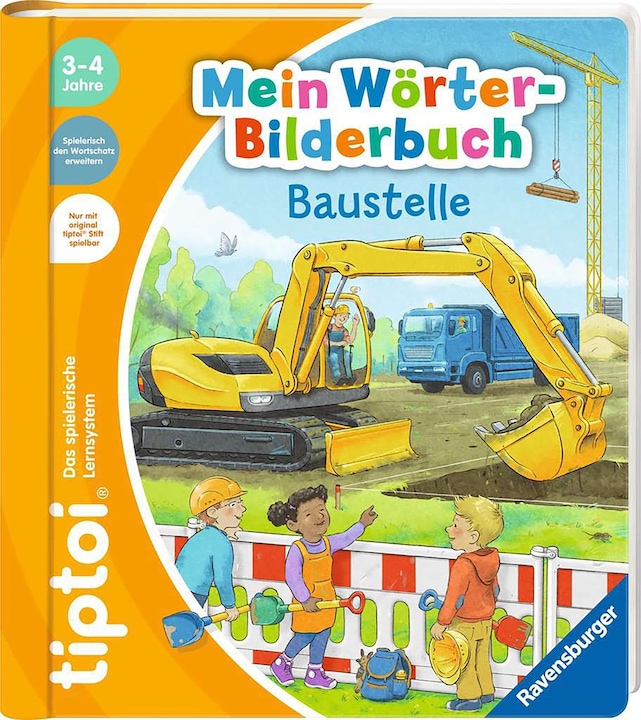 Immagine prodotto tiptoi Mein Wörter-Bilderbuch - Baustelle (Tedesco, Sandra Grimm, Stefan Richter, 2023)