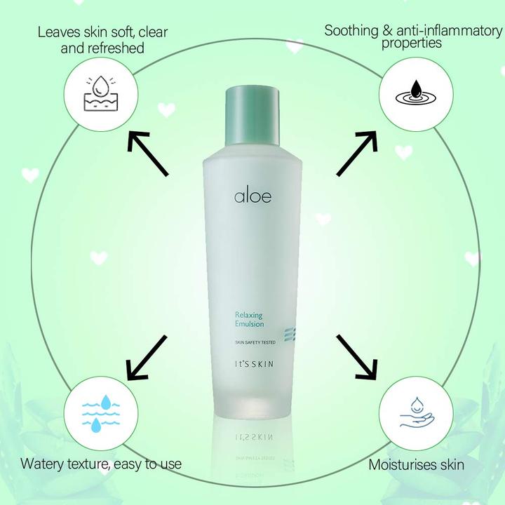 Actual product image Skin Gin Aloe Relaxing Emulsion (150 ml, Face fluid)