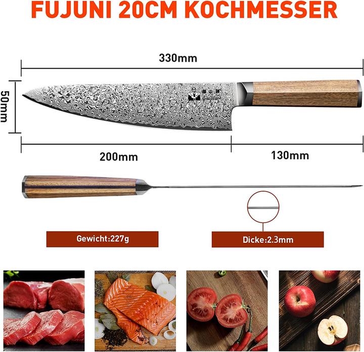 Image du produit Fujini Tea Couteau de chef 20cm (20 cm)