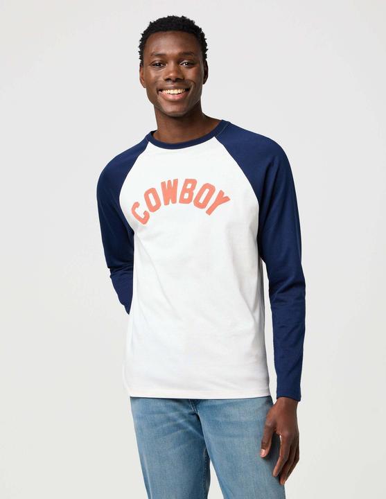 Actual product image Wrangler Langarmshirt Ls Baseball Tee (M)