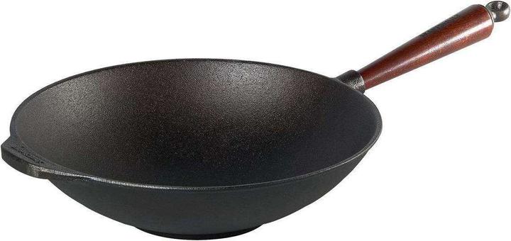 Skeppshult Cast Iron Wok Pan 30 cm Beech (30 cm, Wok, Cast iron)