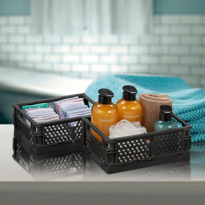 Actual product image Relaxdays 2x folding box (25 x 16.5 x 10 cm, 3.33 l)