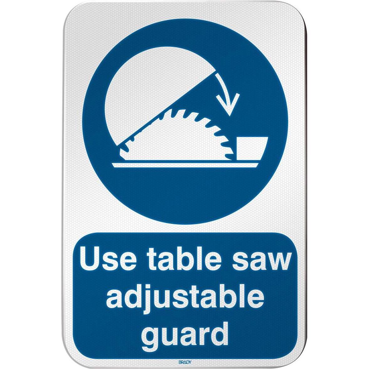Brady, Etiketten, ISO Safety Sign - Use table