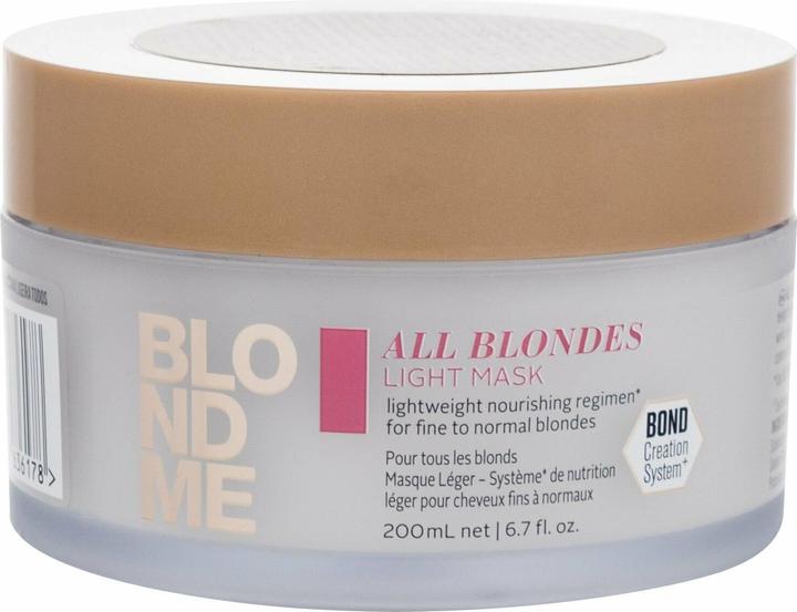Immagine prodotto Schwarzkopf Professional Blondme - Maschera luminosa per tutte le bionde (200 ml)
