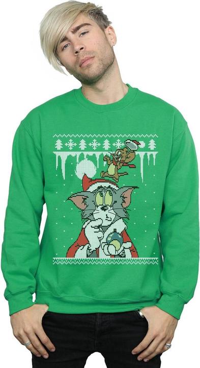 Produktbild Tom & Jerry Christmas Fair Isle Sweatshirt (M)