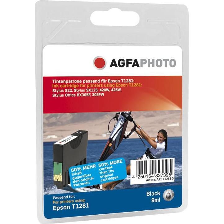 AGFAPHOTO, Druckerpatrone, Apet128bd (BK)