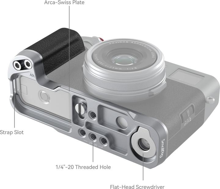 Actual product image SmallRig L-Shape Mount Plate with Handle (Grip)