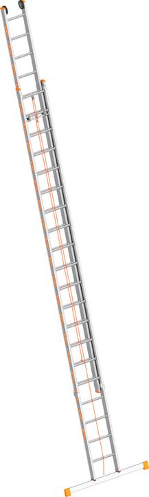 Immagine prodotto kaiserkraft Scaletta in alluminio a fune (Scala singola, 1015 cm)