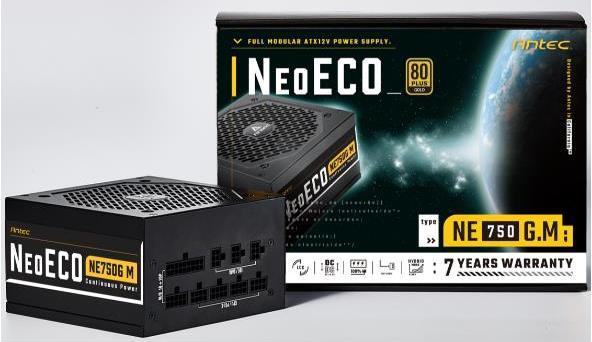 Produktbild Antec Netzteil NeoECO 750G M Modular (750W) 80+ Gold retail (750 W)