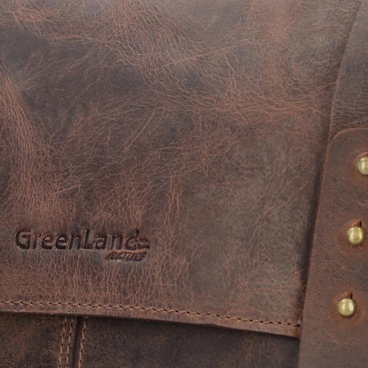 Actual product image Greenland Nature Classic shoulder bag leather 36 cm