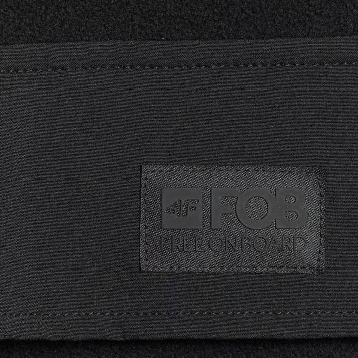 Produktbild 4F Herren-Fleece-Sweatshirt, tiefschwarz (S)