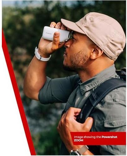 Actual product image Canon Powershot Zoom Essential Kit (100 - 400 mm, 12.10 Mpx, 1/3")