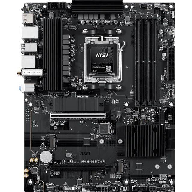 MSI MB AMD AM5 PRO B850-S EVO WIFI (AM5, AMD B850, ATX), Scheda madre